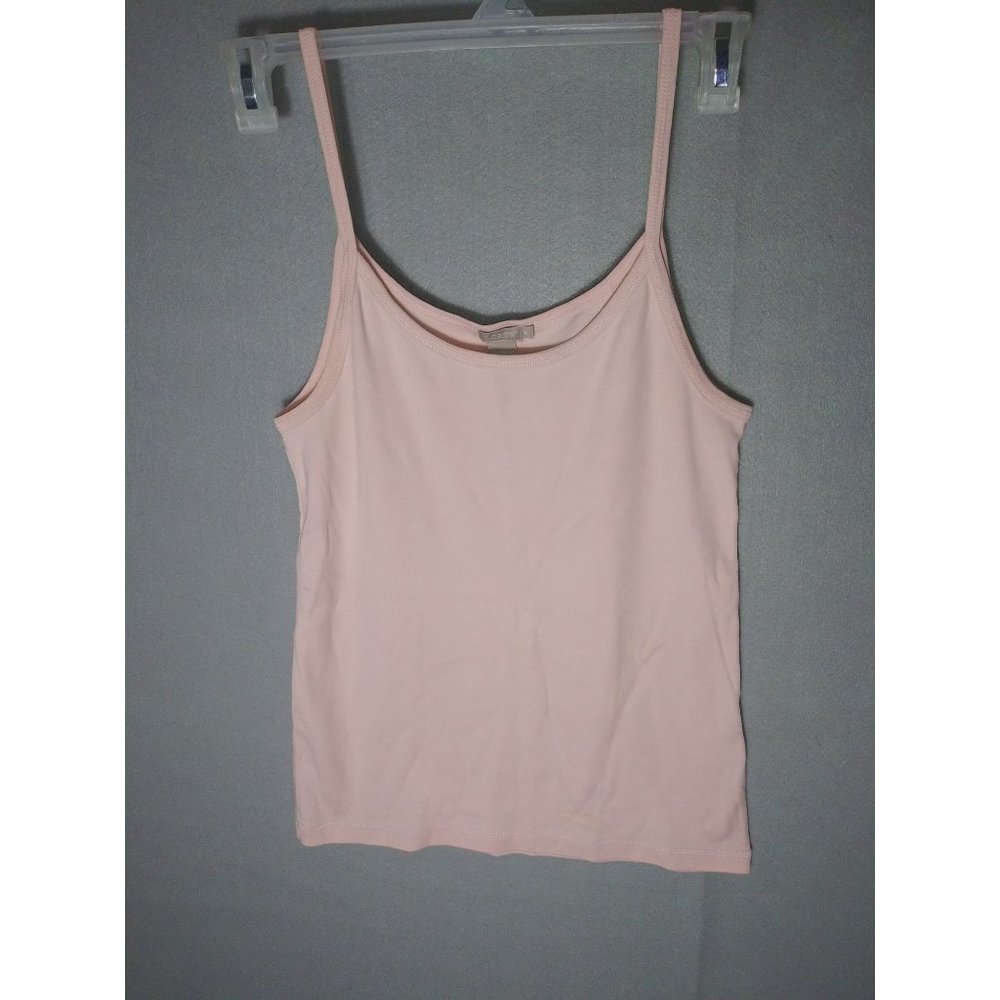 J.Crew Pink 100% Cotton Strap Tank Top Size M